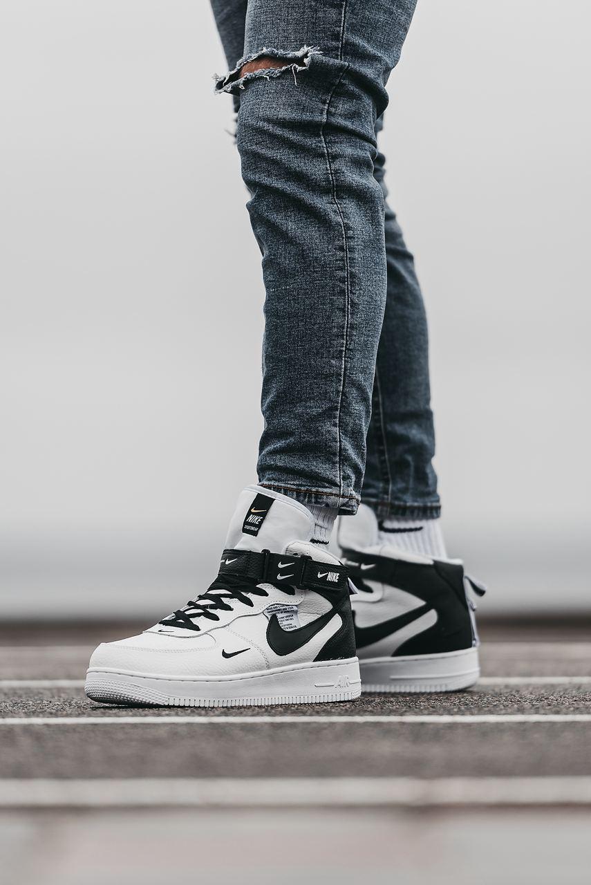 Nike Air Force 1 Lv8 Mid White Black
