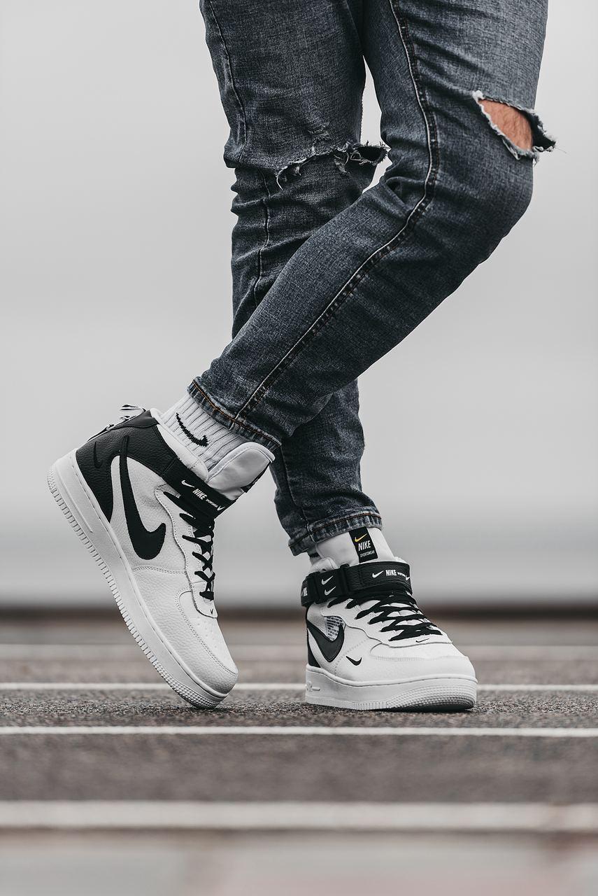 Nike Air Force 1 Lv8 Mid White Black