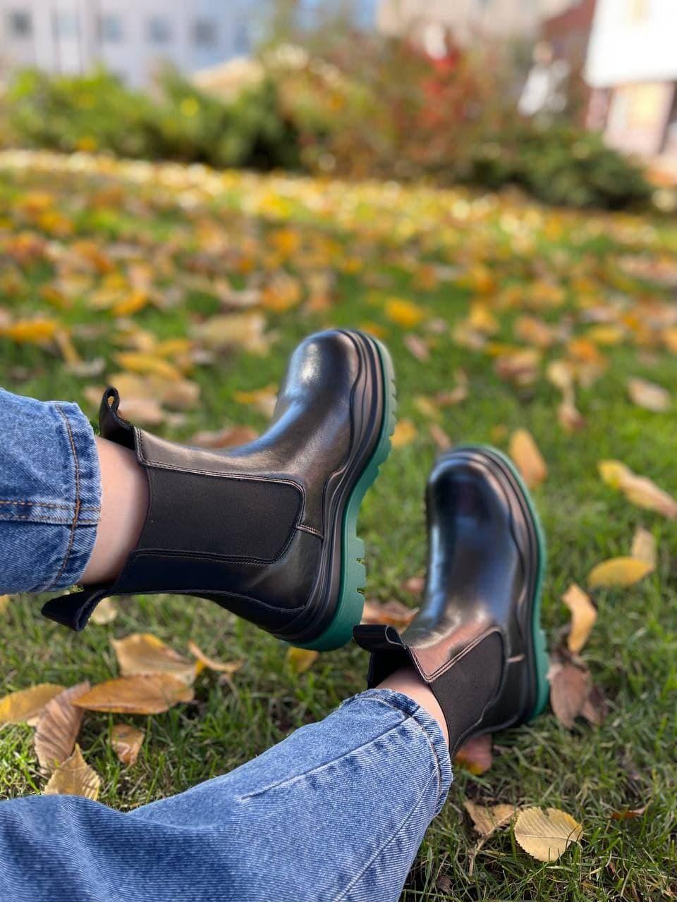 Bottega Veneta Black Green Флис
