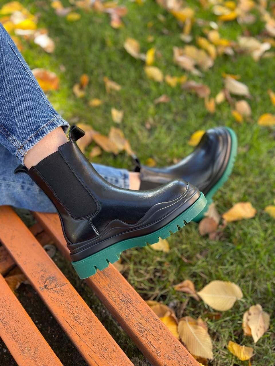 Bottega Veneta Black Green Флис