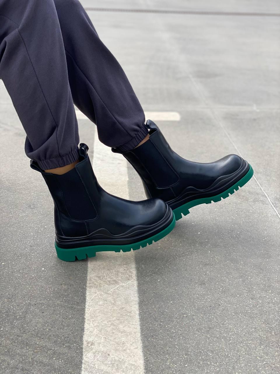 Bottega Veneta Black Green Флис (No logo)