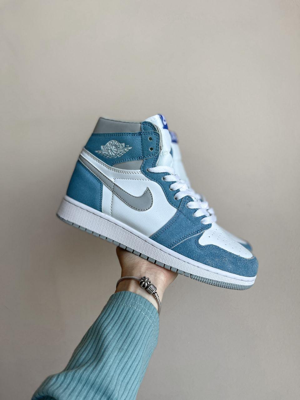 Nike Air Jordan 1 Retro High Blue White Grey