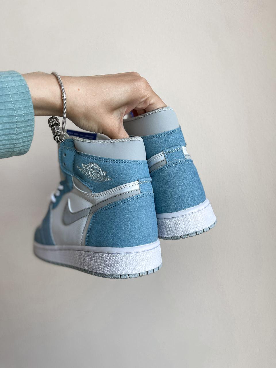 Nike Air Jordan 1 Retro High Blue White Grey