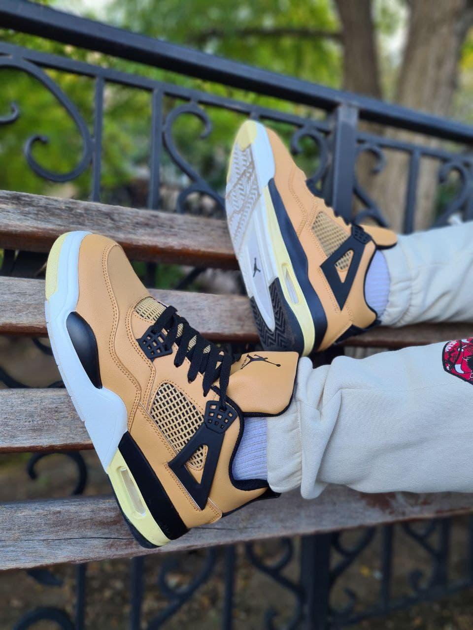 Nike Air Jordan Retro 4 Brown White Black