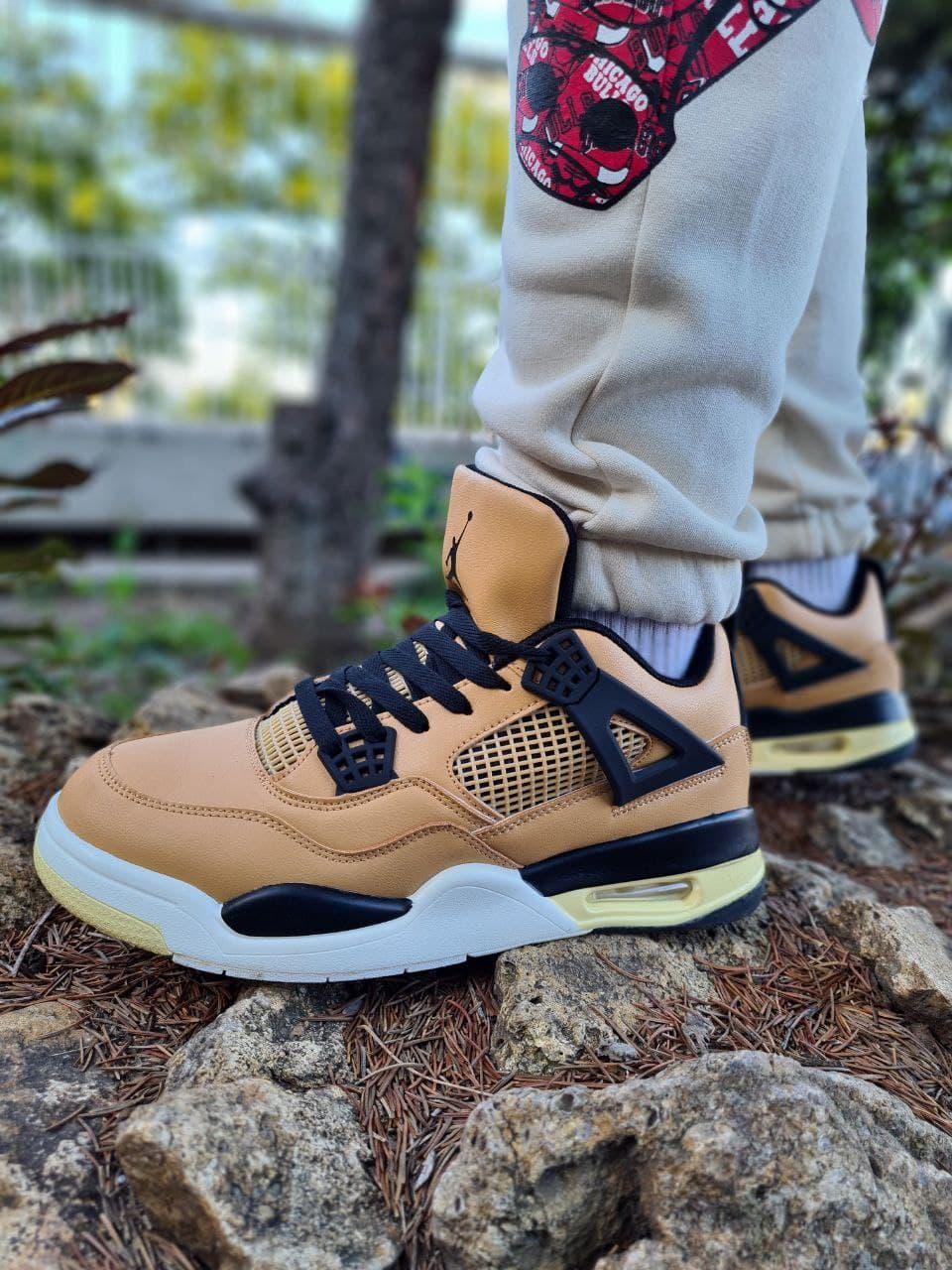 Nike Air Jordan Retro 4 Brown White Black