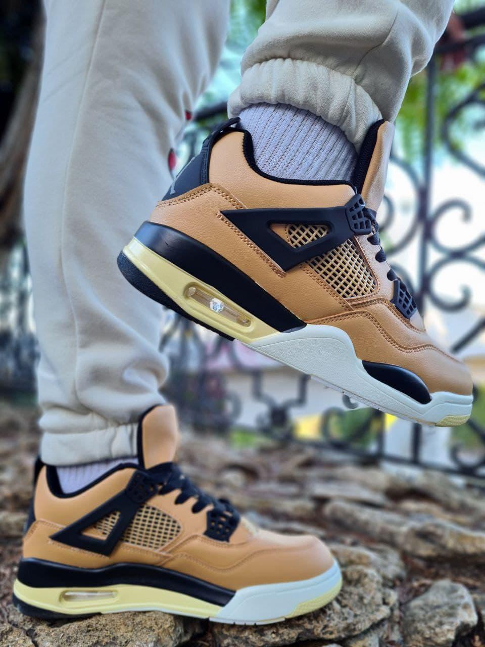 Nike Air Jordan Retro 4 Brown White Black