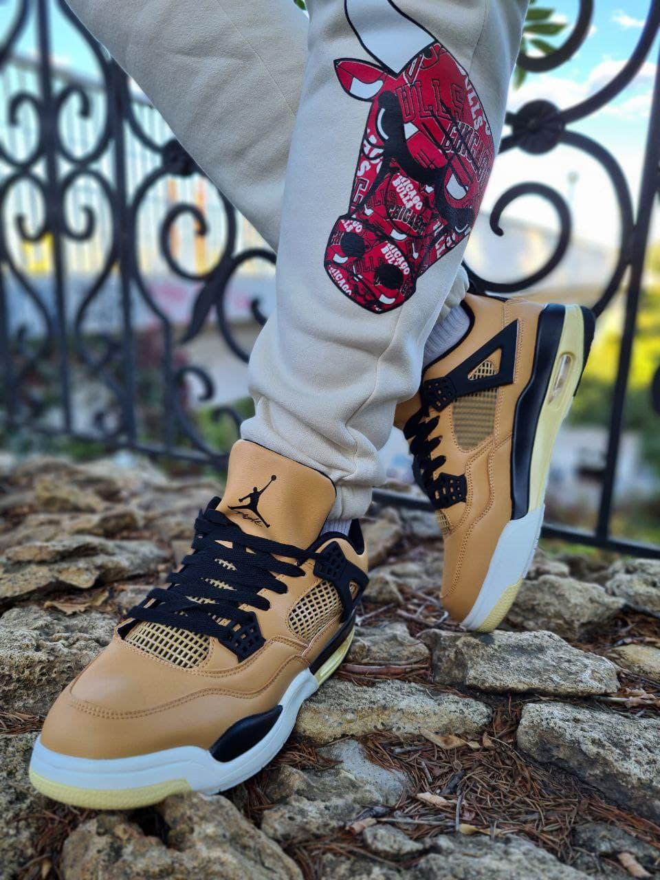 Nike Air Jordan Retro 4 Brown White Black