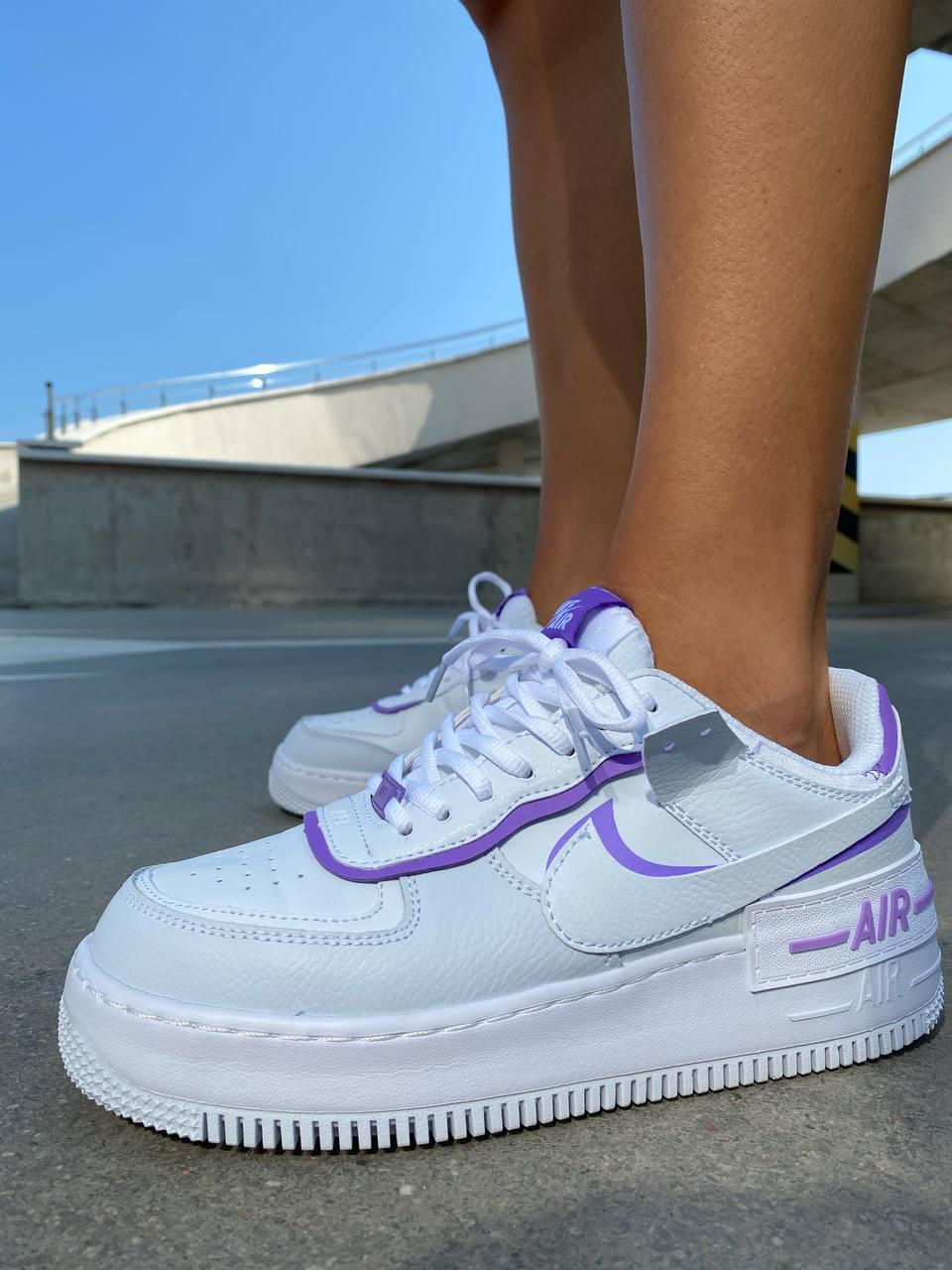 Nike Air Force 1 SHADOW White Violet