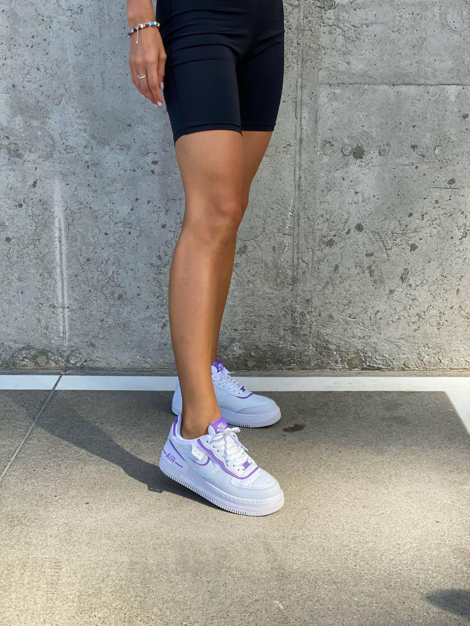 Nike Air Force 1 SHADOW White Violet