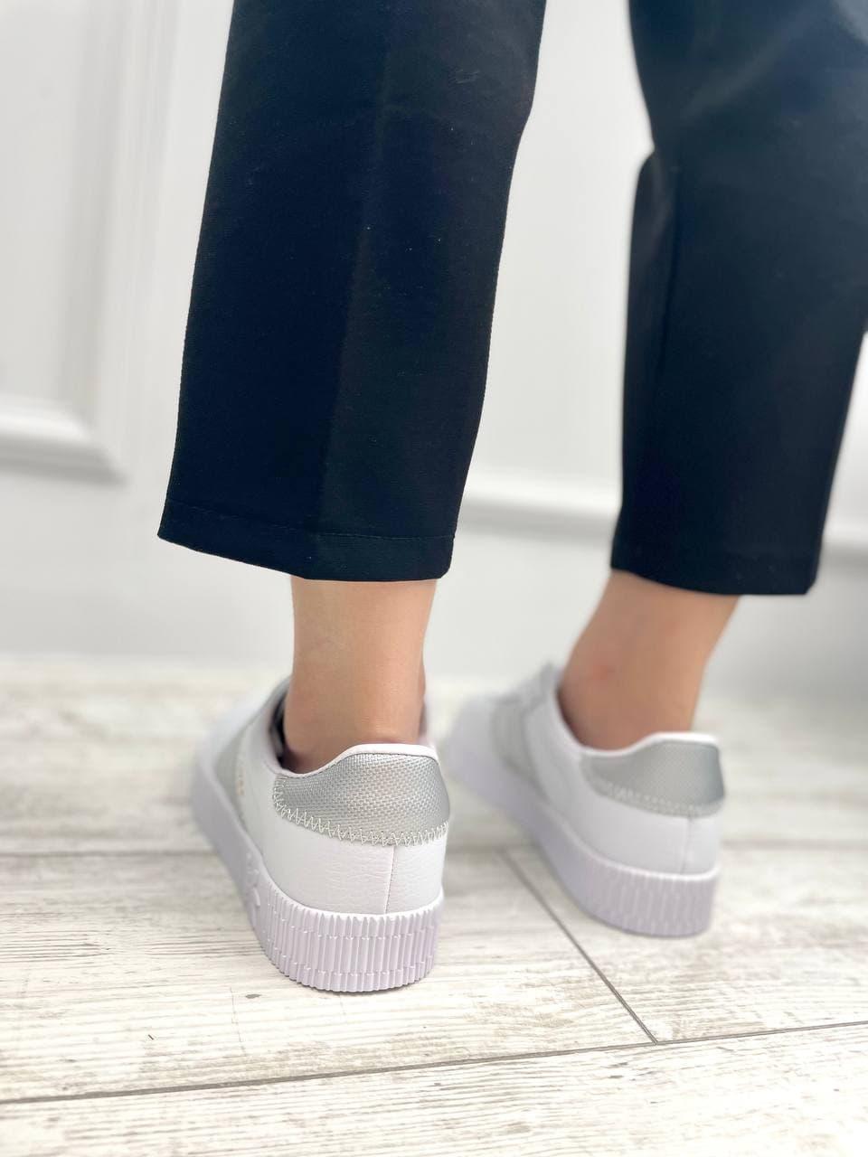 Adidas Samba White Silver