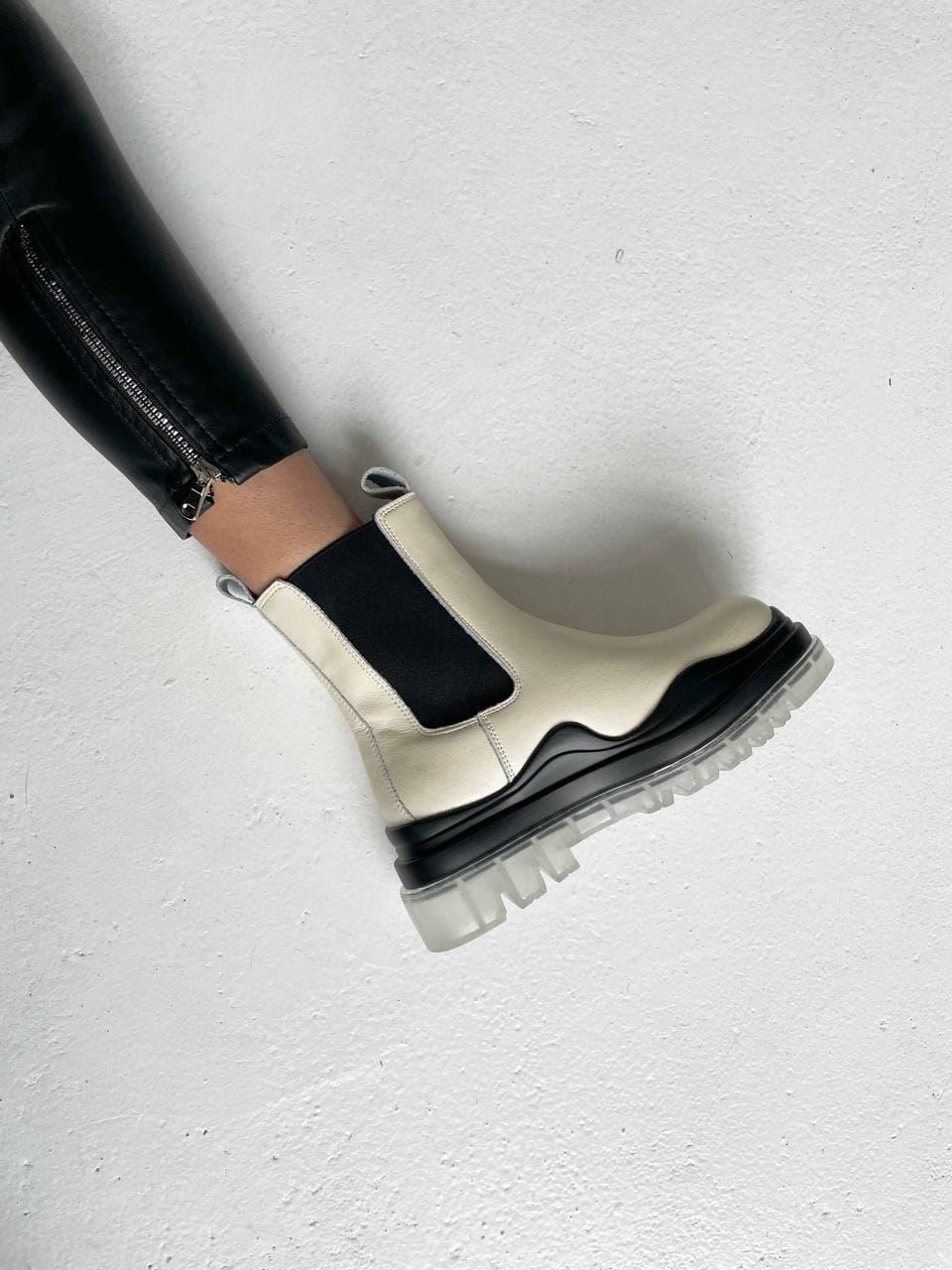 Bottega Veneta Cream Fur Black Флис