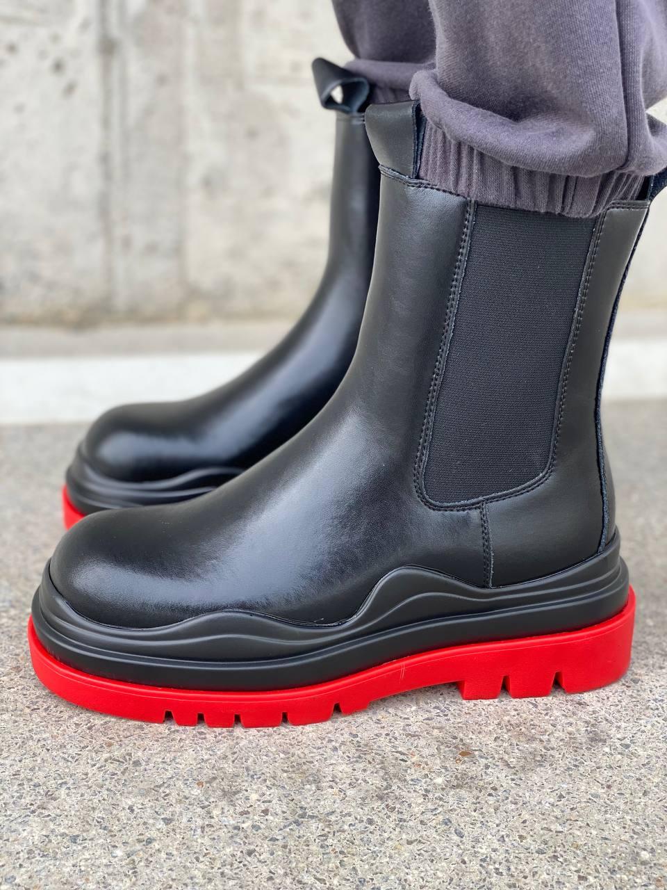 Bottega Veneta Black Red (No logo)
