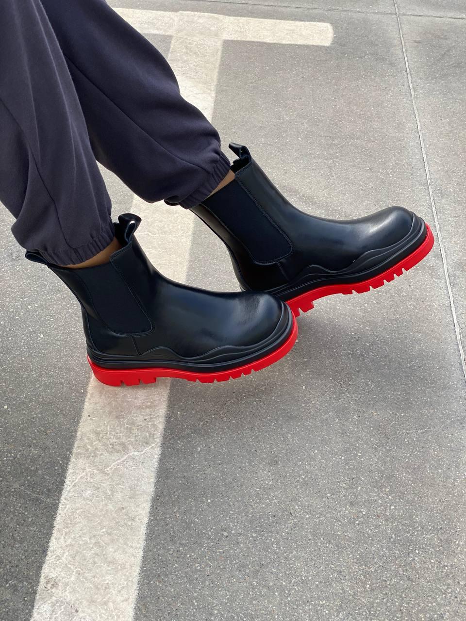 Bottega Veneta Black Red (No logo)