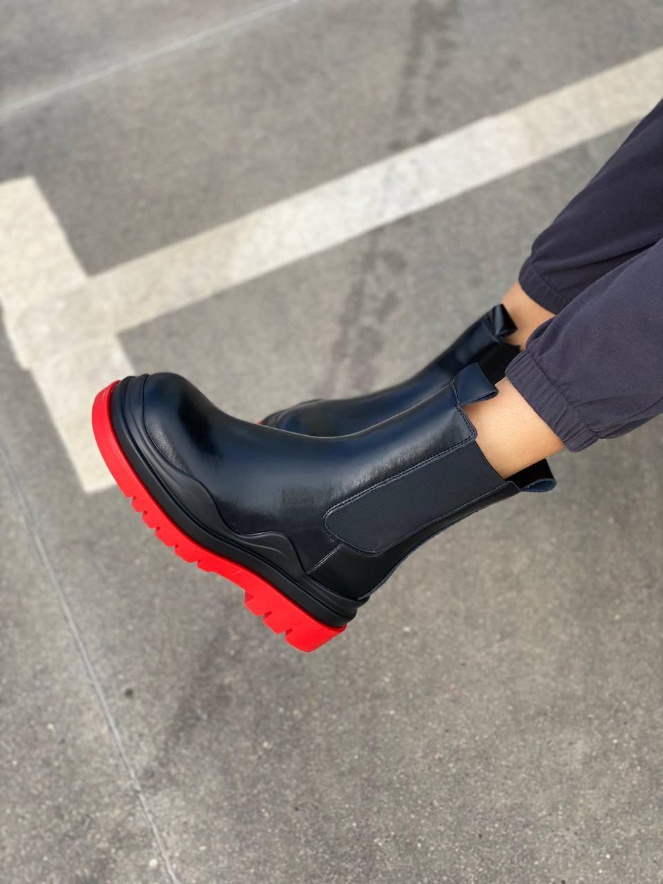 Bottega Veneta Black Red (No logo)