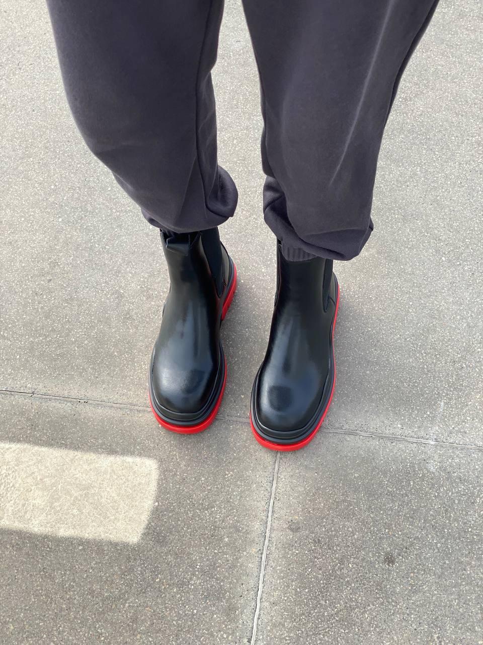 Bottega Veneta Black Red (No logo)