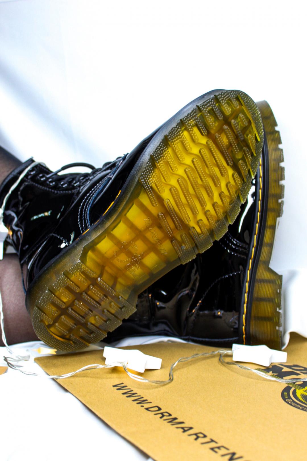 Dr. Martens 1460 Black Gloss Logo