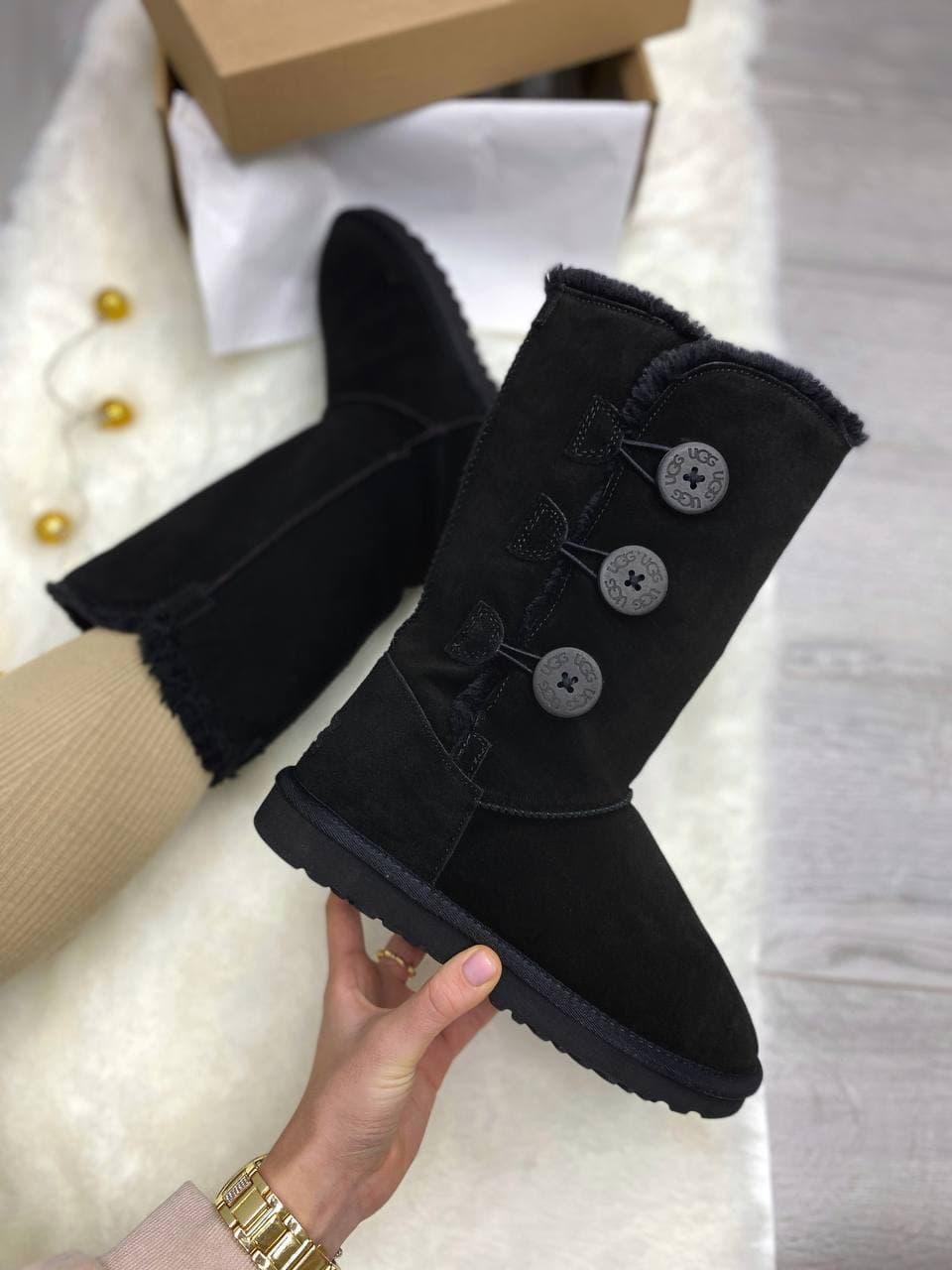 UGG Bailey Button Triplet II Black