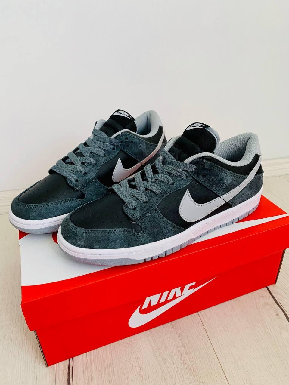 Nike Dunk Low Black Grey Camo