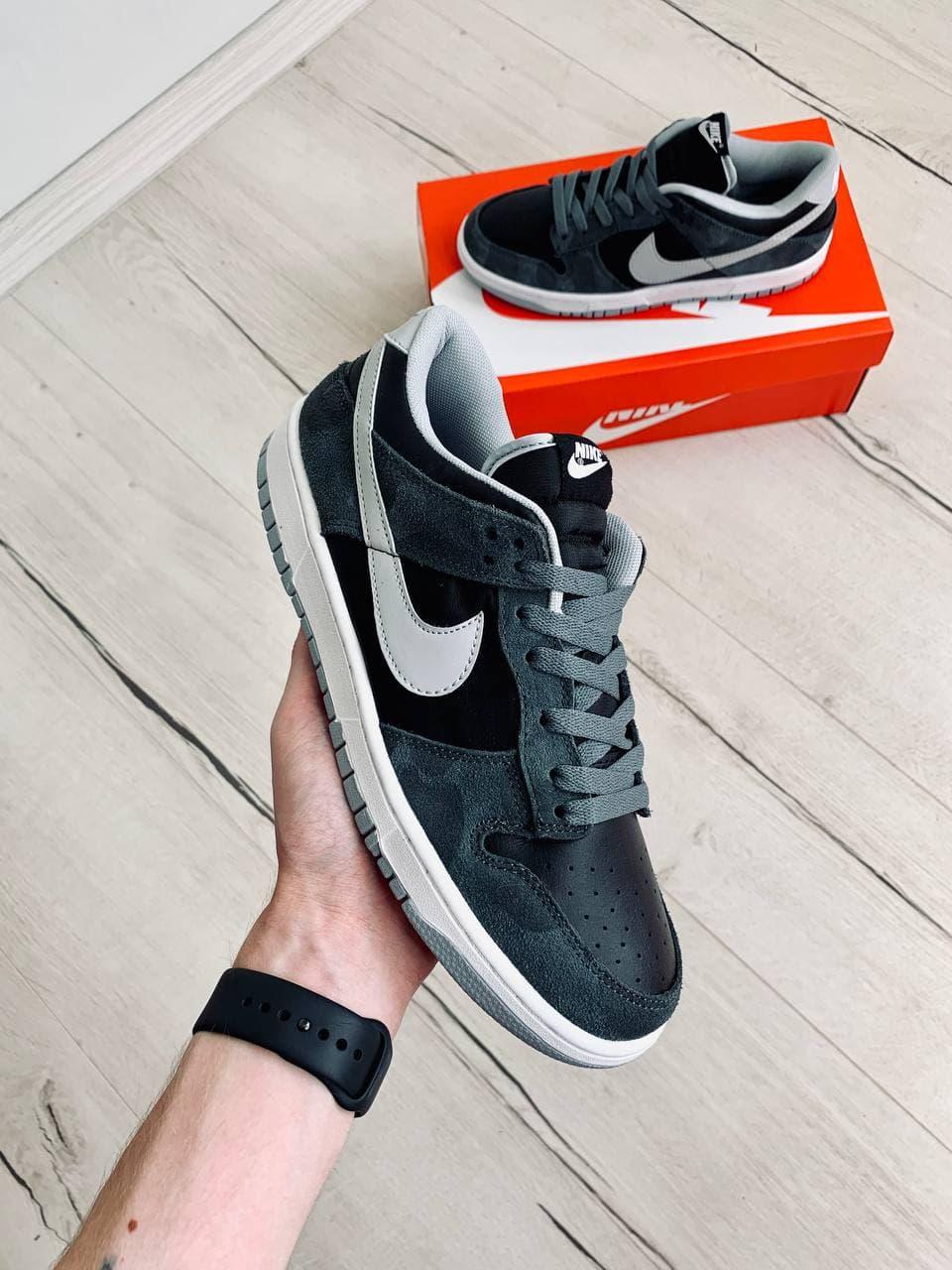 Nike Dunk Low Black Grey Camo