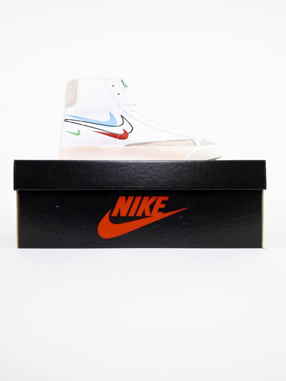 Nike Blazer Mid 77 Multi Swoosh White Team Blue