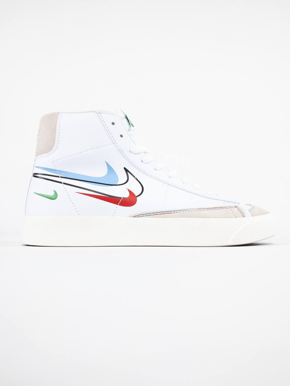 Nike Blazer Mid 77 Multi Swoosh White Team Blue