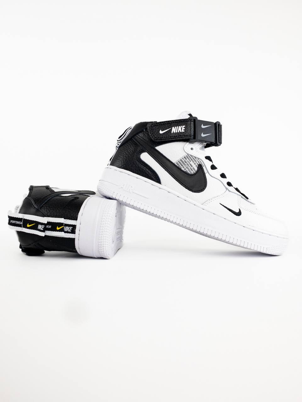 Nike Air Force High Black White