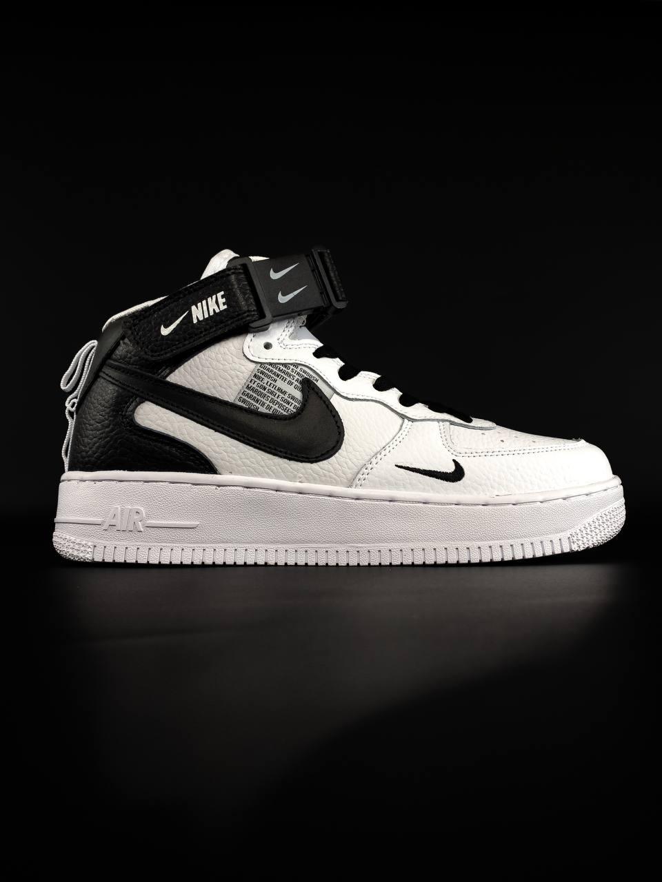 Nike Air Force High Black White