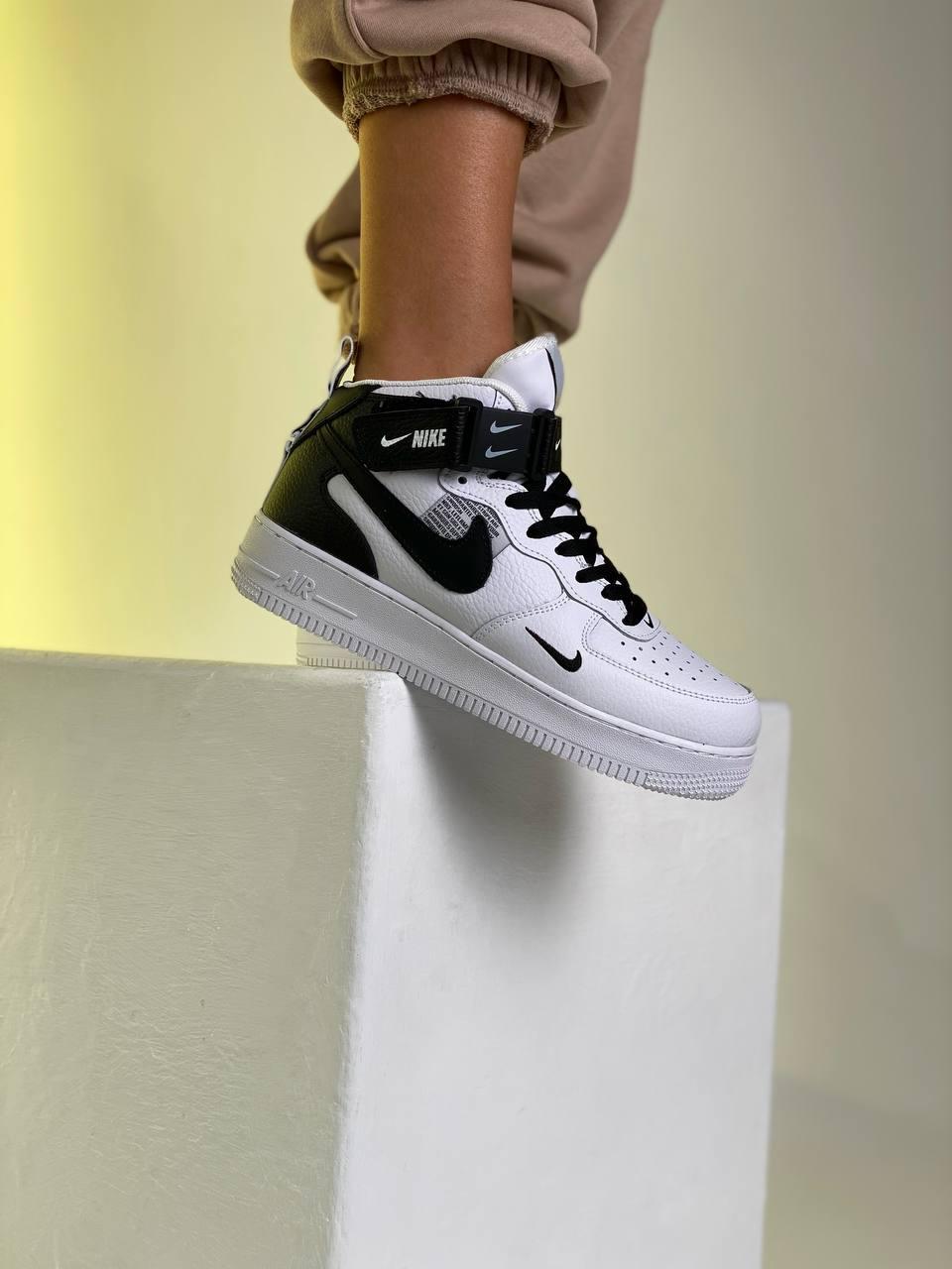 Nike Air Force High Black White