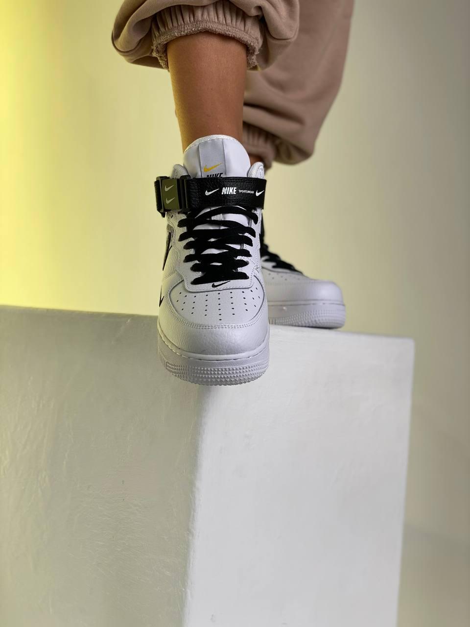 Nike Air Force High Black White