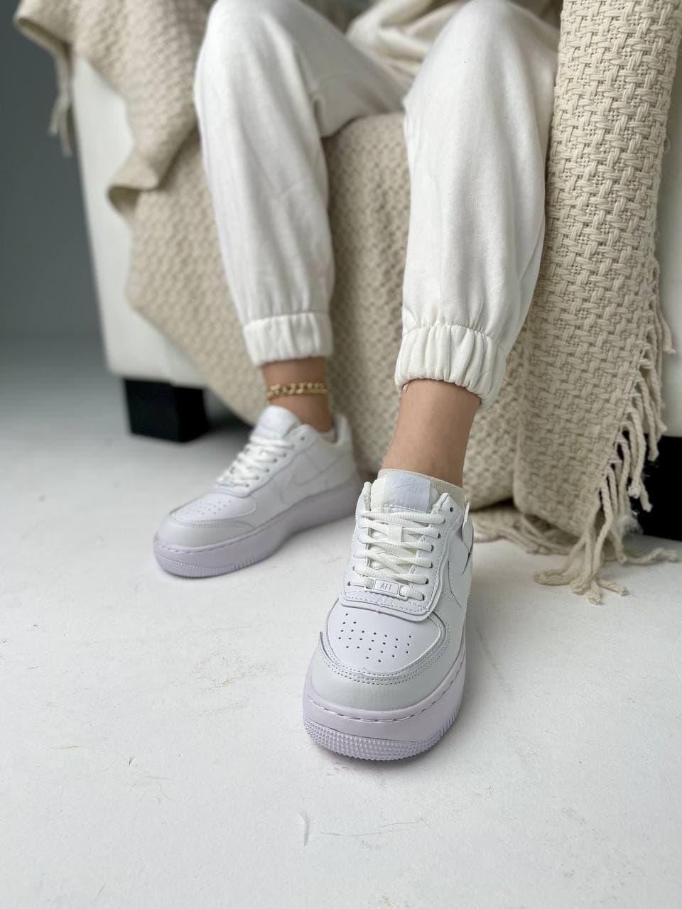 Nike Air Force 1 SHADOW White Light Violet