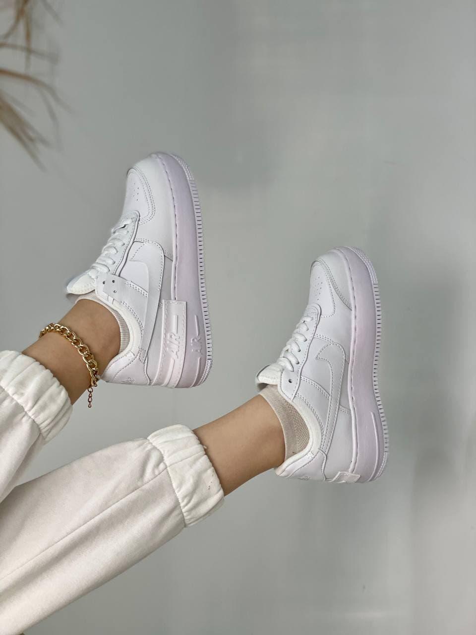 Nike Air Force 1 SHADOW White Light Violet