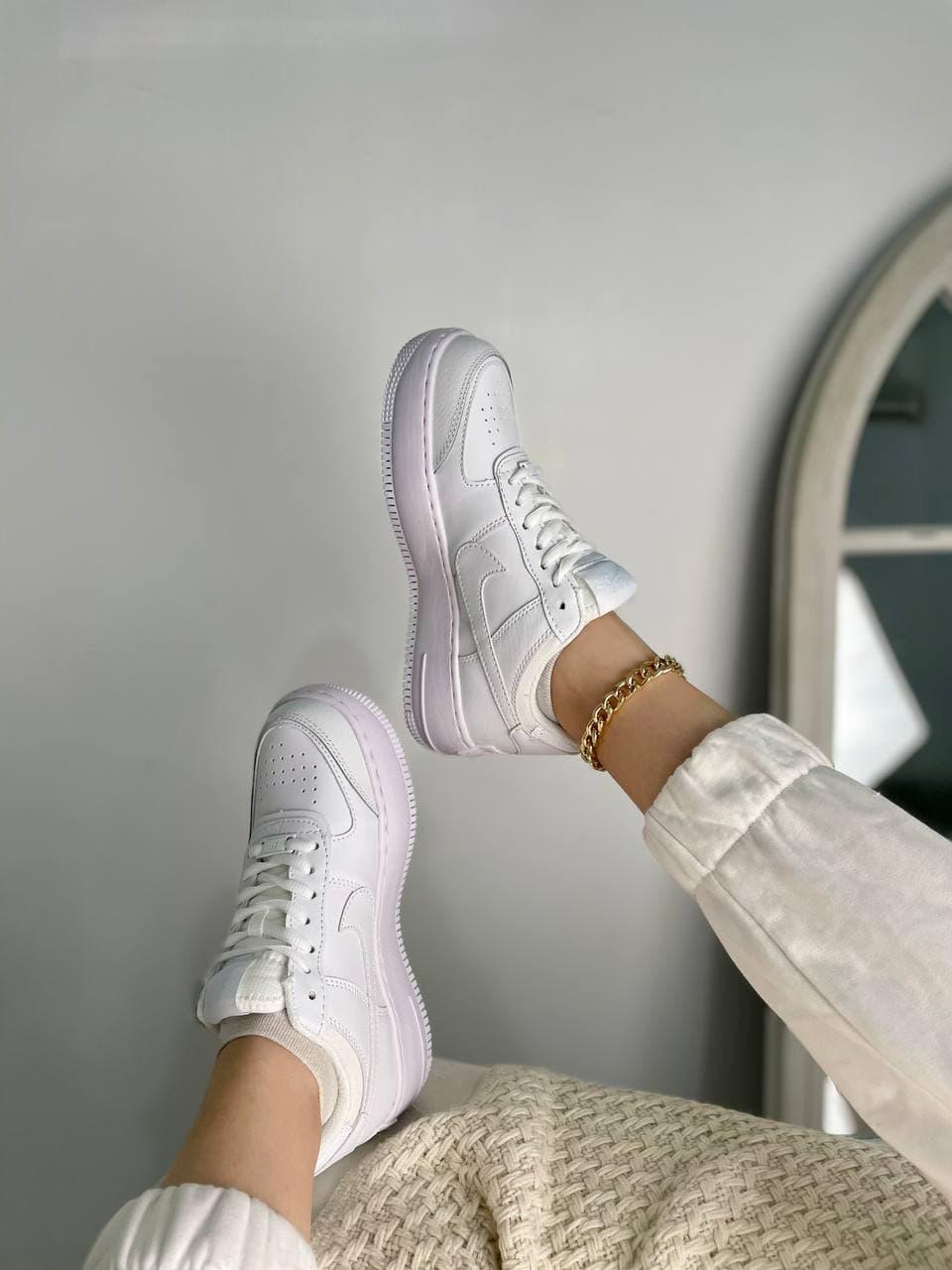 Nike Air Force 1 SHADOW White Light Violet