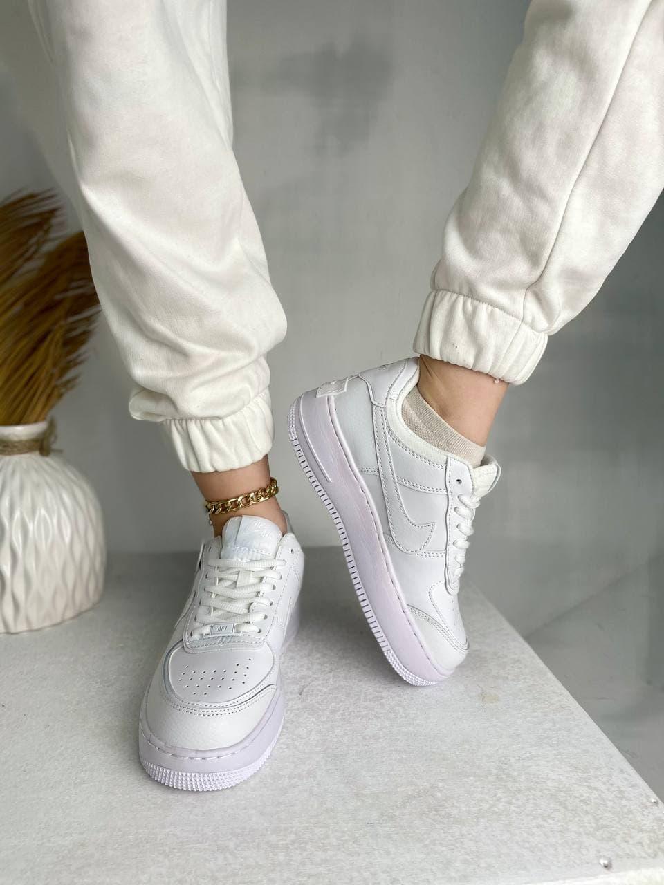 Nike Air Force 1 SHADOW White Light Violet