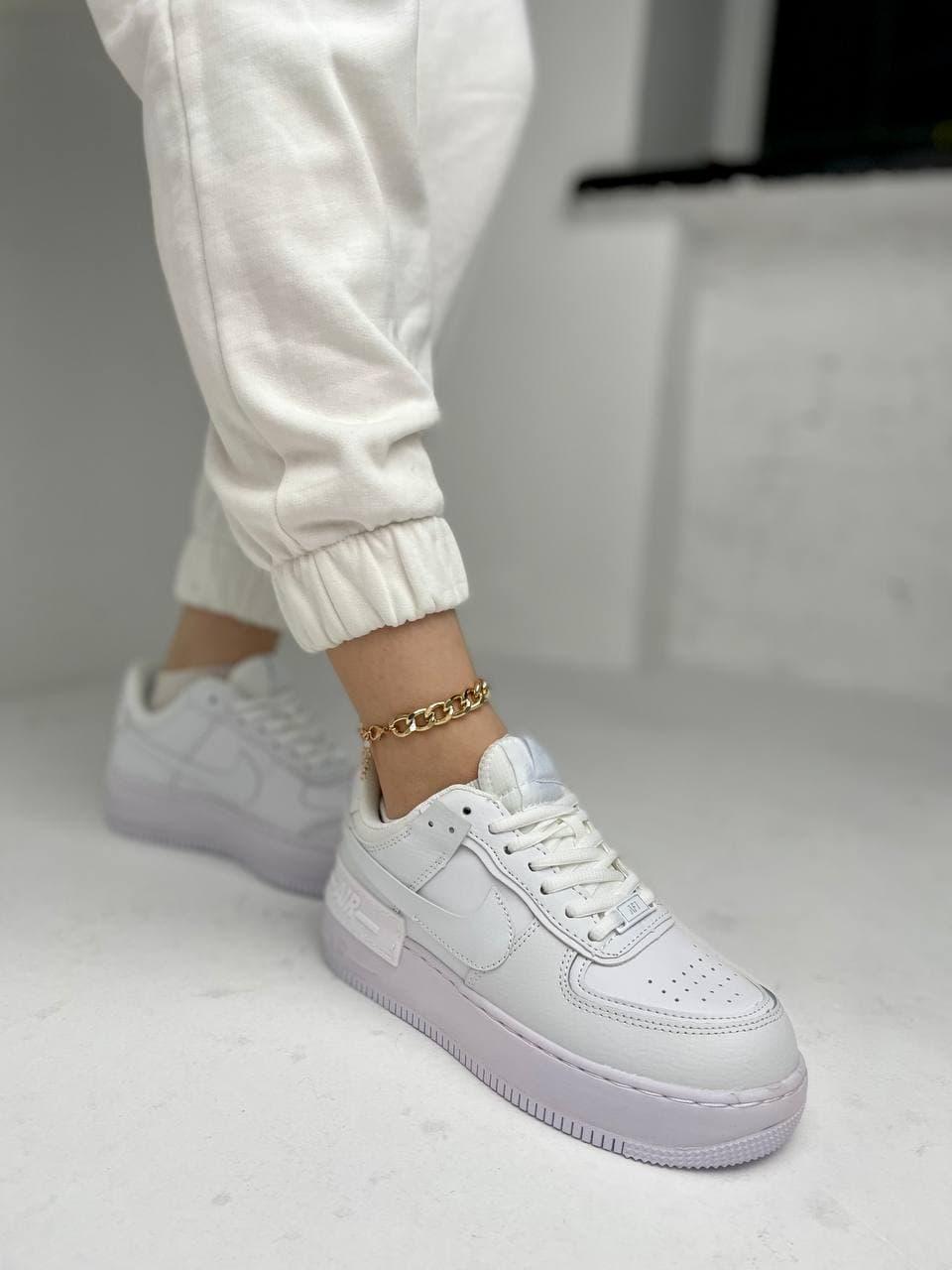 Nike Air Force 1 SHADOW White Light Violet