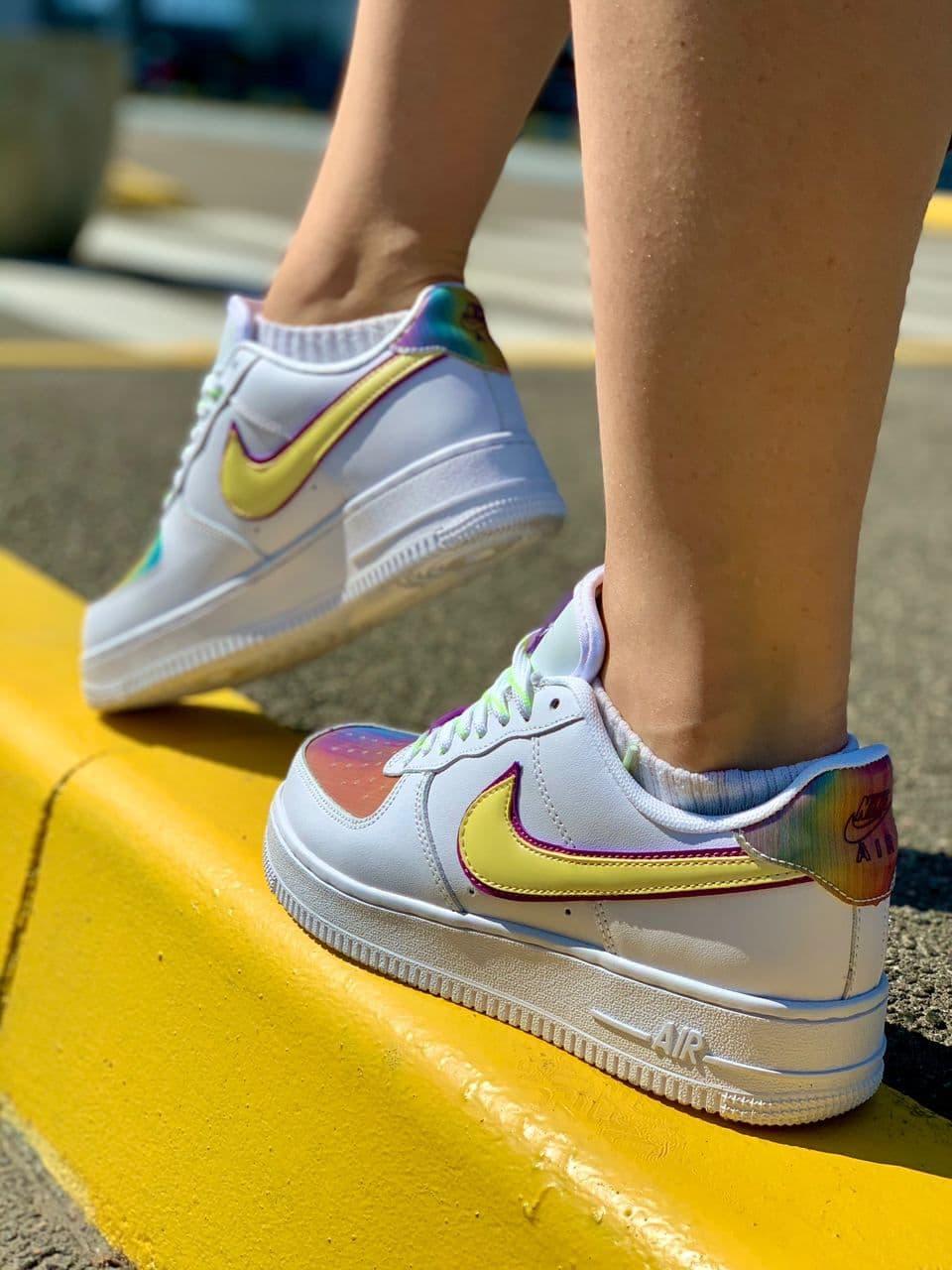 Nike Air Force White Multicolor