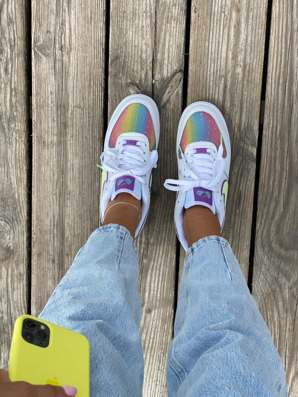 Nike Air Force White Multicolor
