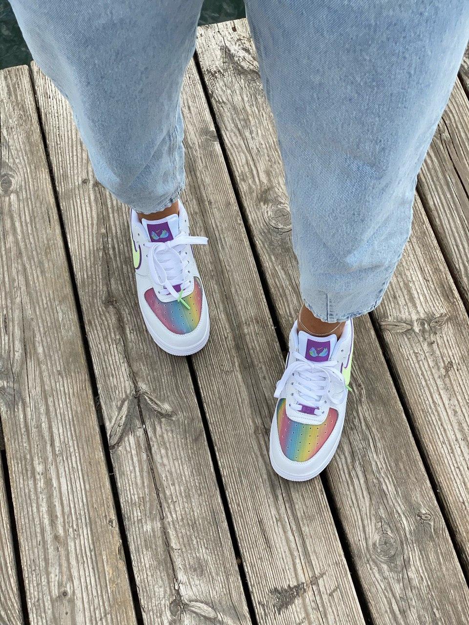 Nike Air Force White Multicolor