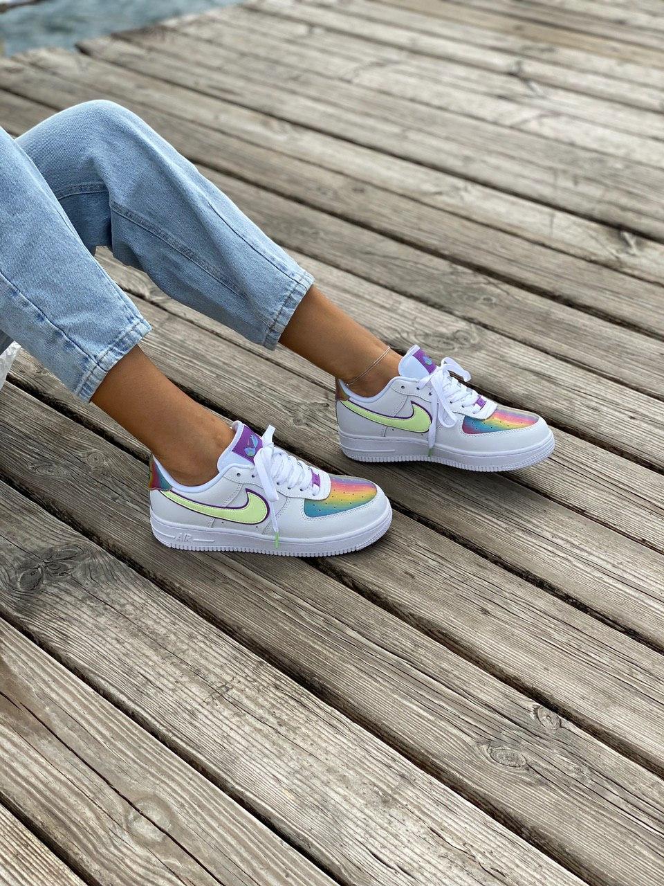 Nike Air Force White Multicolor