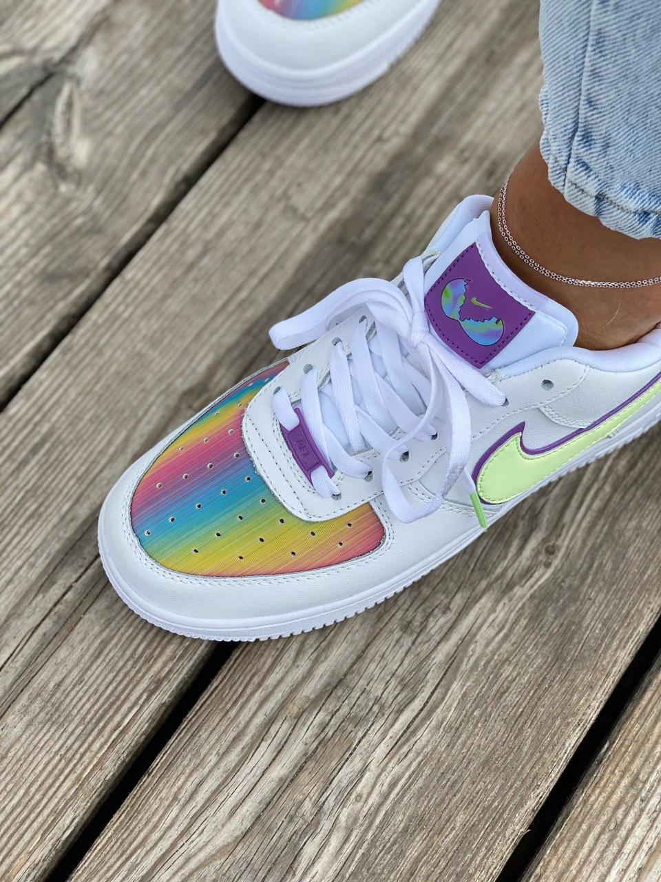 Nike Air Force White Multicolor