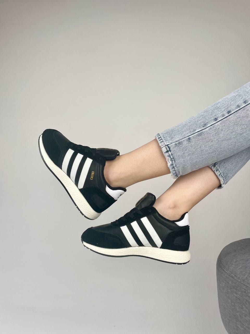 Adidas Iniki Black White
