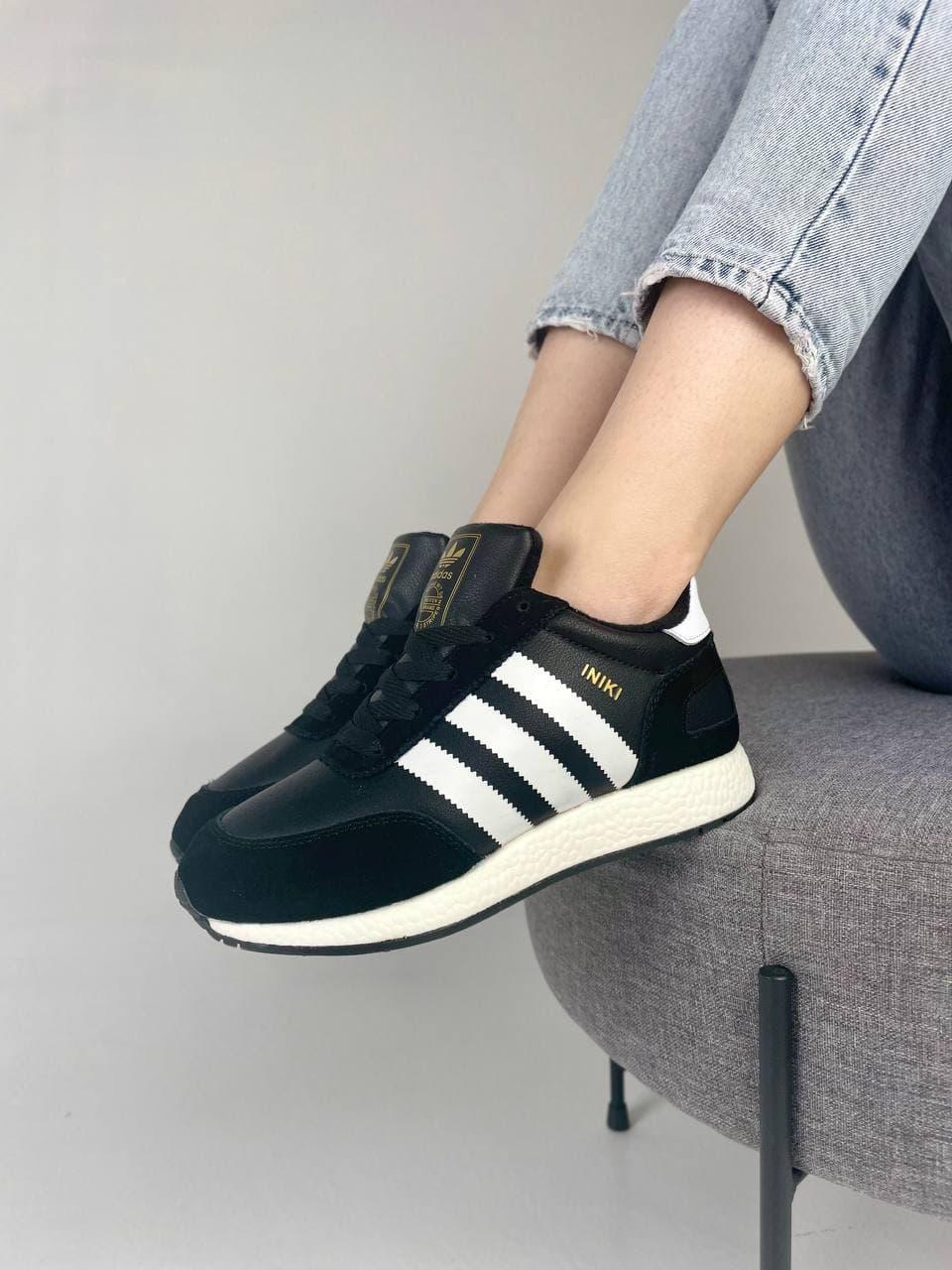 Adidas Iniki Black White