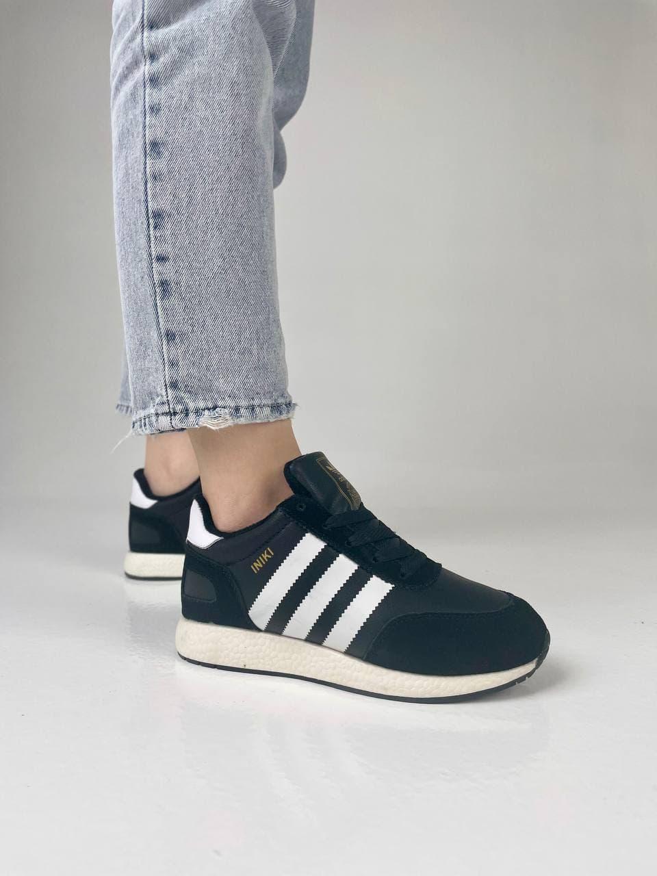 Adidas Iniki Black White