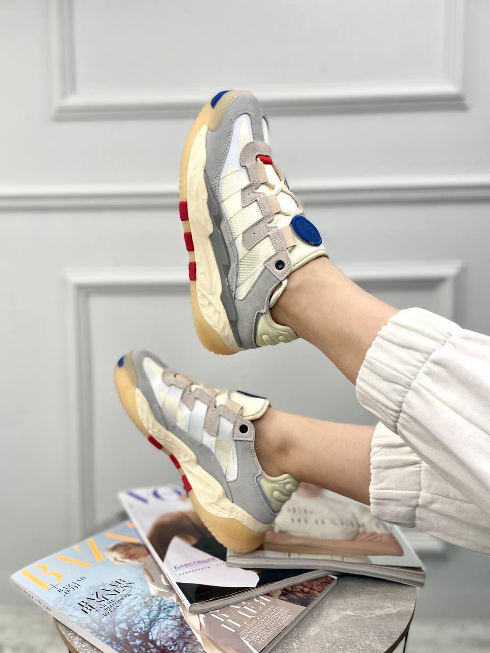 Adidas Nitebal Beige White Red