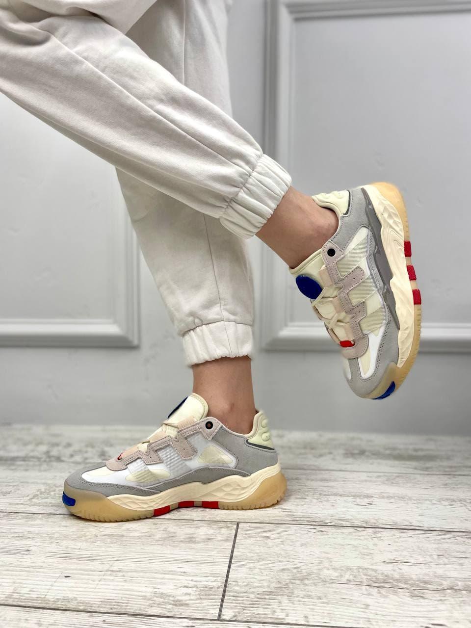 Adidas Nitebal Beige White Red
