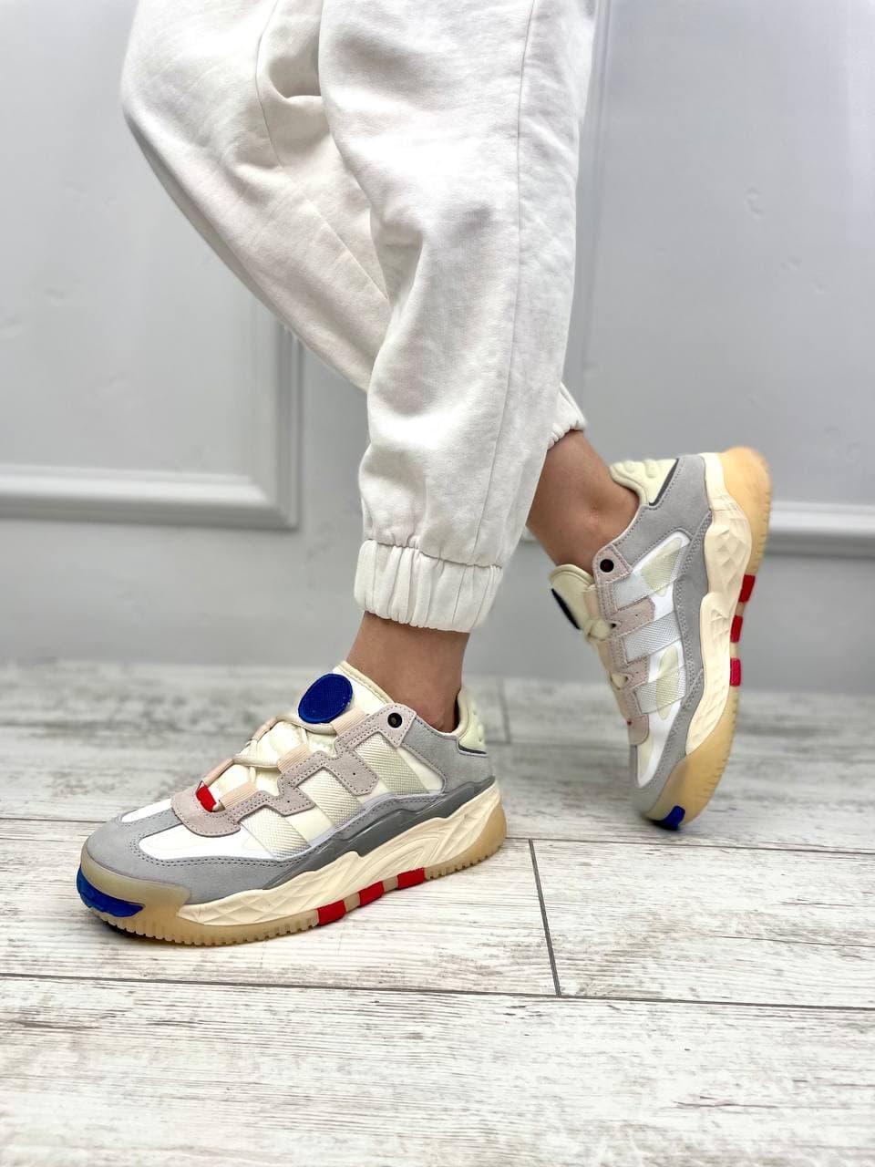 Adidas Nitebal Beige White Red