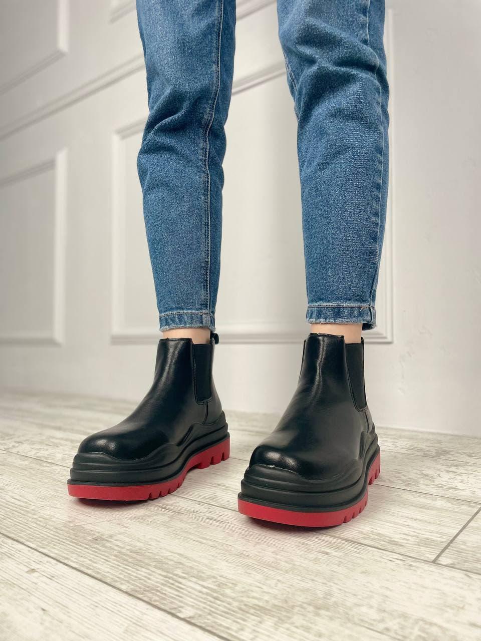 Bottega Veneta Black Red Mini (без лого)