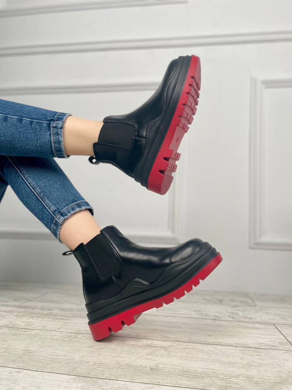Bottega Veneta Black Red Mini (без лого)