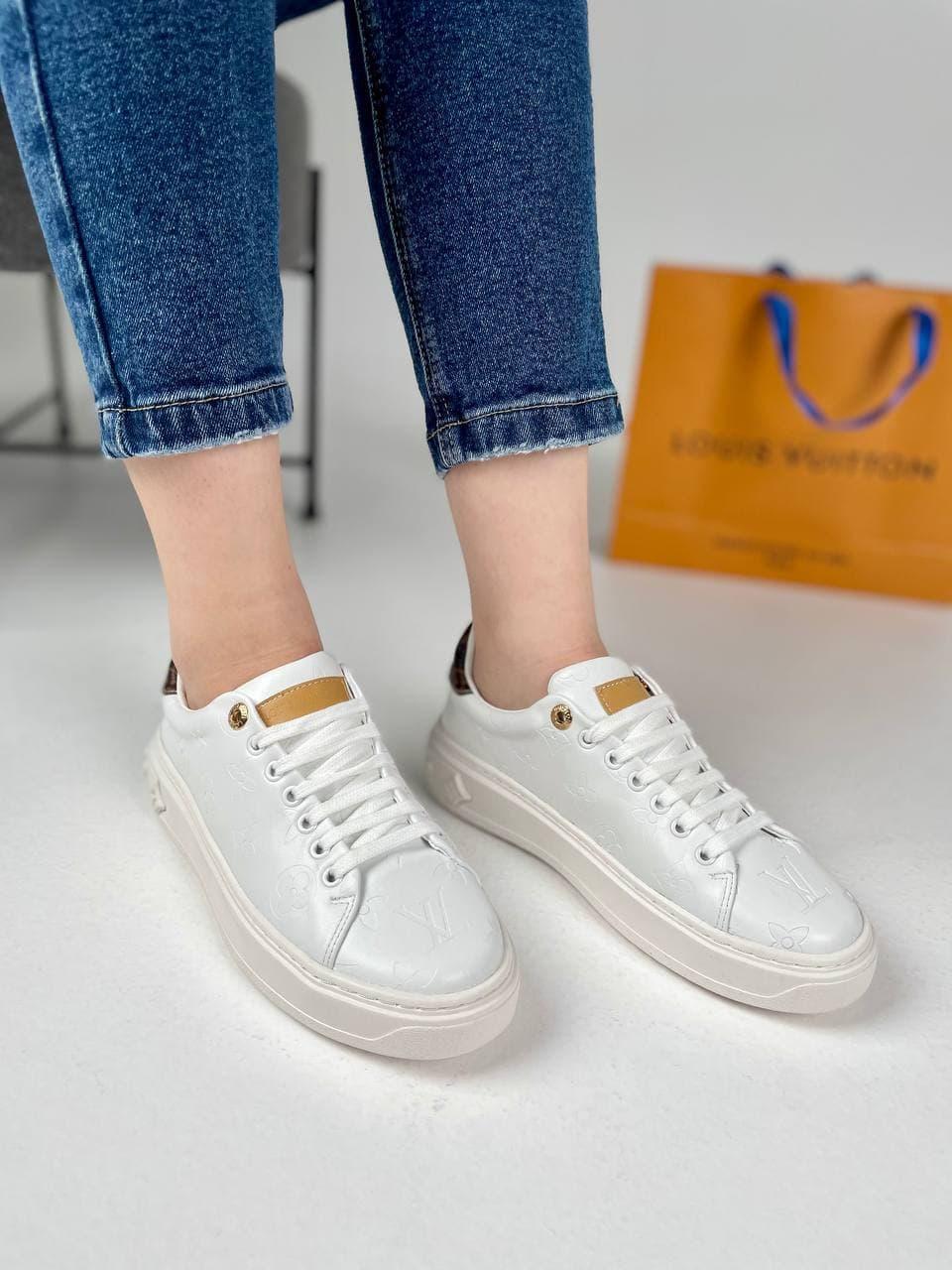 Louis Vuitton White Brown 2
