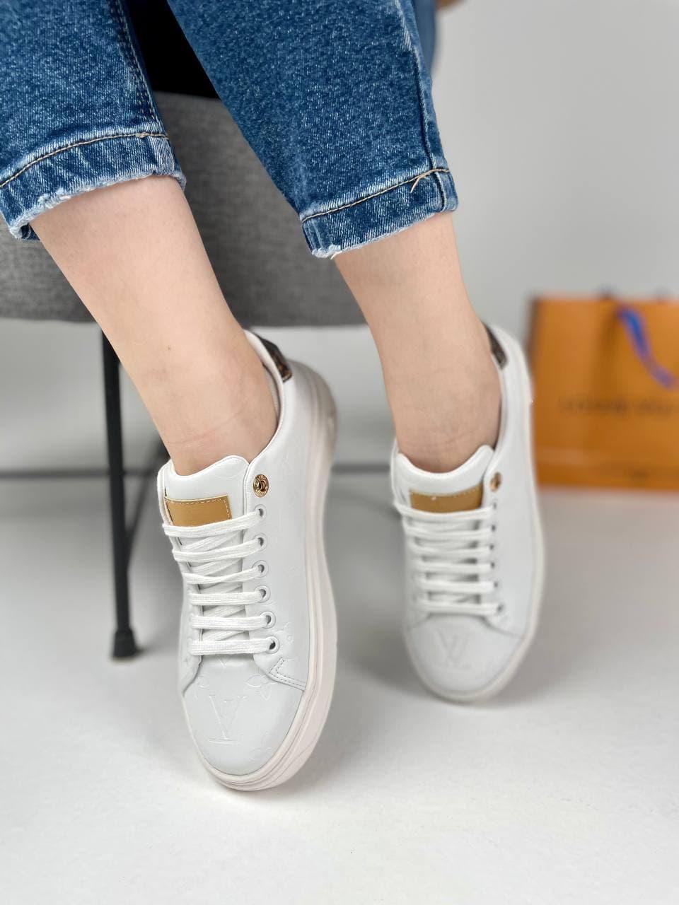 Louis Vuitton White Brown 2