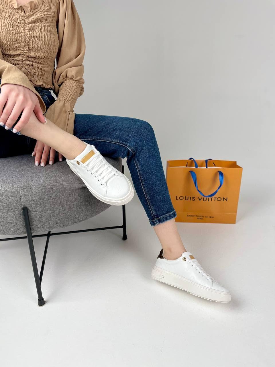Louis Vuitton White Brown 2